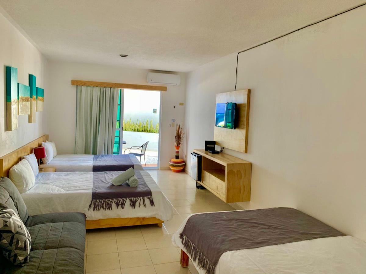 Arena Beach Oceanfront Puerto Morelos Bagian luar foto
